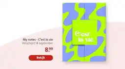 Bruna My notes - C'est la vie aanbieding