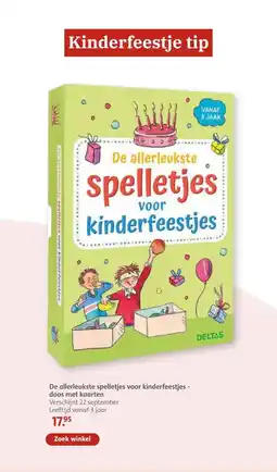 Bruna De allerleukste spelletjes voor kinderfeestjes -doos met kaarten aanbieding