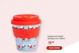 Bruna Cappuccino beker Snoopy Love aanbieding