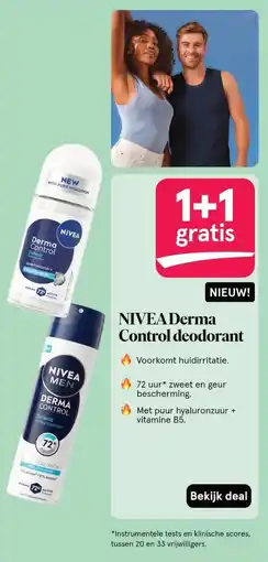 Etos NIVEA Derma Control deodorant aanbieding
