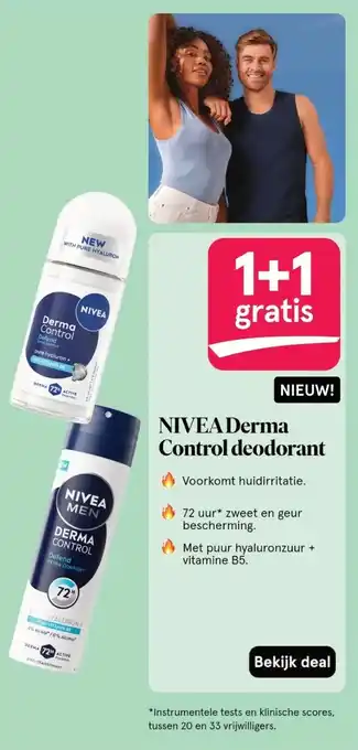 Etos NIVEA Derma Control deodorant aanbieding