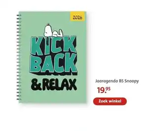 Bruna Jaaragenda B5 Snoopy aanbieding