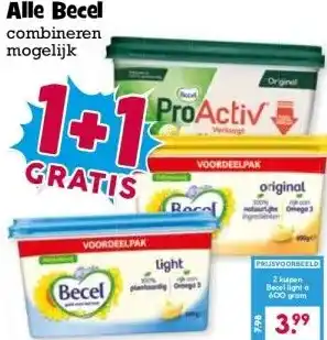 Boon`s Markt Alle Becel aanbieding