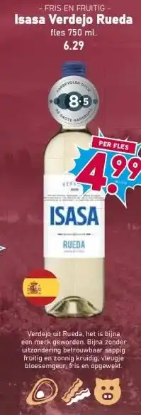Boon`s Markt Isasa Verdejo Rueda aanbieding