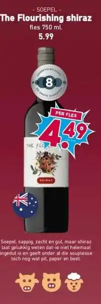 Boon`s Markt The Flourishing shiraz aanbieding
