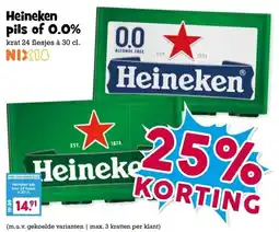 Boon`s Markt Heineken pils of 0.0% aanbieding