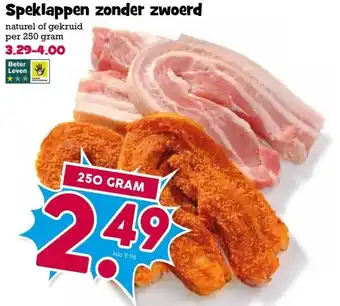 Boon`s Markt Speklappen zonder zwoerd aanbieding