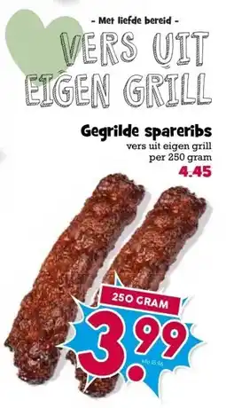 Boon`s Markt Gegrilde spareribs aanbieding