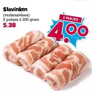 Boon`s Markt Slavinken aanbieding