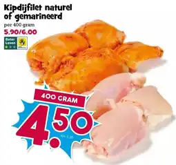 Boon`s Markt Kipdijfilet naturel of gemarineerd aanbieding