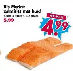Boon`s Markt Vis Marine zalmfilet met huid aanbieding