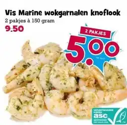 Boon`s Markt Vis Marine wokgarnalen knoflook aanbieding