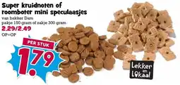 Boon`s Markt Super kruidnoten of roomboter mini speculaasjes aanbieding
