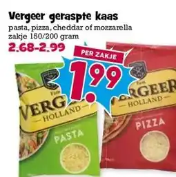 Boon`s Markt Vergeer geraspte kaas aanbieding