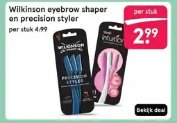 Etos Wilkinson eyebrow shaper en precision styler aanbieding