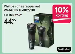 Etos Philips scheerapparaat Wet&Dry X3002/00 aanbieding