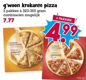 Boon`s Markt g'woon krokante pizza aanbieding