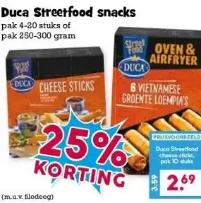 Boon`s Markt Duca Streetfood snacks aanbieding