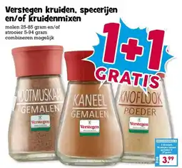 Boon`s Markt Verstegen kruiden, specerijen en/of kruidenmixen aanbieding