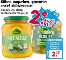 Boon`s Markt Kühne augurken, groenten en/of delicatessen aanbieding
