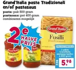 Boon`s Markt Grand'Italia pasta Tradizionali en/of pastasaus aanbieding