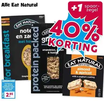 Boon`s Markt Alle Eat Natural aanbieding