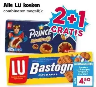 Boon`s Markt Alle LU koeken aanbieding