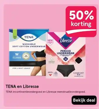 Etos TENA en Libresse aanbieding
