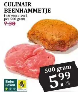 Boon`s Markt CULINAIR BEENHAMMETJE aanbieding