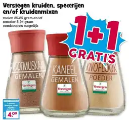 Boon`s Markt Verstegen kruiden, specerijen en/of kruidenmixen aanbieding