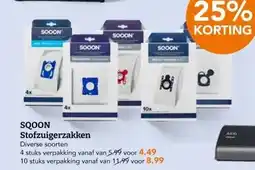 Blokker SQOON Stofzuigerzakken aanbieding