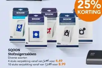 Blokker SQOON Stofzuigerzakken aanbieding