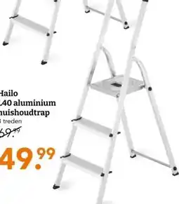 Blokker Hailo L40 aluminium huishoudtrap aanbieding