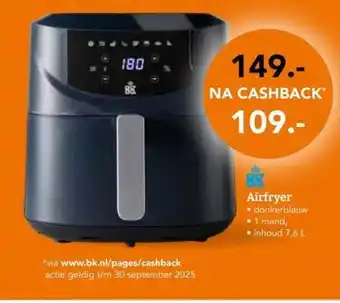 Blokker Airfryer aanbieding