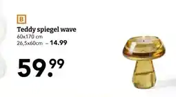 Blokker Teddy spiegel wave aanbieding