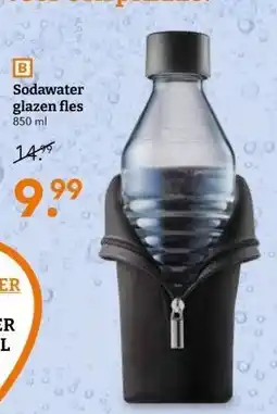 Blokker Sodawater glazen fles aanbieding