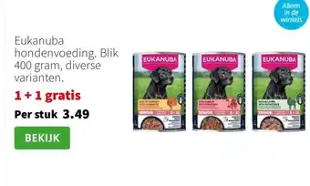 Intratuin Eukanuba hondenvoeding aanbieding