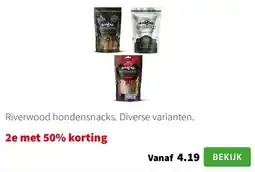 Intratuin Riverwood hondensnacks aanbieding