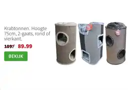 Intratuin Krabtonnen aanbieding