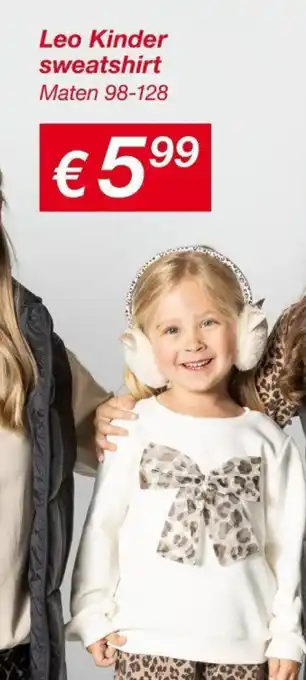 Kik Leo Kinder sweatshirt aanbieding