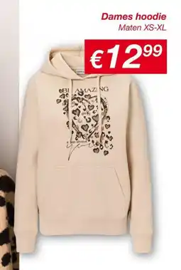 Kik Dames hoodie aanbieding
