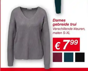 Kik Dames gebreide trui aanbieding