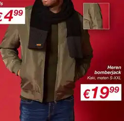 Kik Heren bomberjack aanbieding
