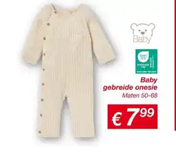 Kik Baby gebreide onesie aanbieding