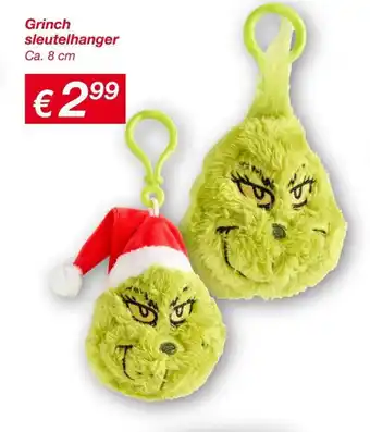 Kik Grinch sleutelhanger aanbieding