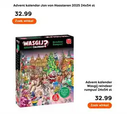 The Read Shop Advent kalender Wasgij reindeer rumpus! aanbieding