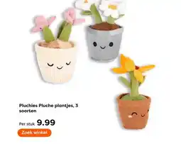 The Read Shop Pluchies Pluche plantjes, 3 soorten aanbieding