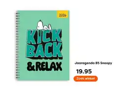 The Read Shop Jaaragenda B5 Snoopy aanbieding