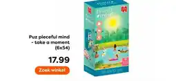 The Read Shop Puz pieceful mind - take a moment aanbieding
