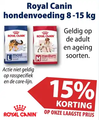 Huisdier Voordeelshop Royal Canin hondenvoeding 8-15 kg aanbieding